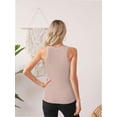 thumbnail image 5 of Womens Summer Tank Tops Crewneck Sleeveless Shirts Tanks Slim Fitted Casual Basic Tee Shirt, 5 of 6