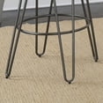 thumbnail image 4 of Furniture of America Mandy Metal Bar Stool in Silver Gun Metal (Set of 2), 4 of 5