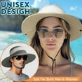 thumbnail image 2 of Sun Bucket Hats for Women Men UV Protection Wide Brim Fishing Hat Beach Outdoor Essentials, 2 of 5