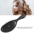 thumbnail image 4 of Paddle Hair Brush, 3 Pcs Anti Static Hair Smoothing Comb Black  for Daily Life, 4 of 7