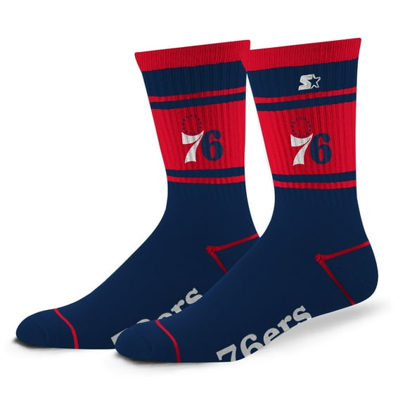 Unisex Starter Philadelphia 76ers Billboard Crew Socks