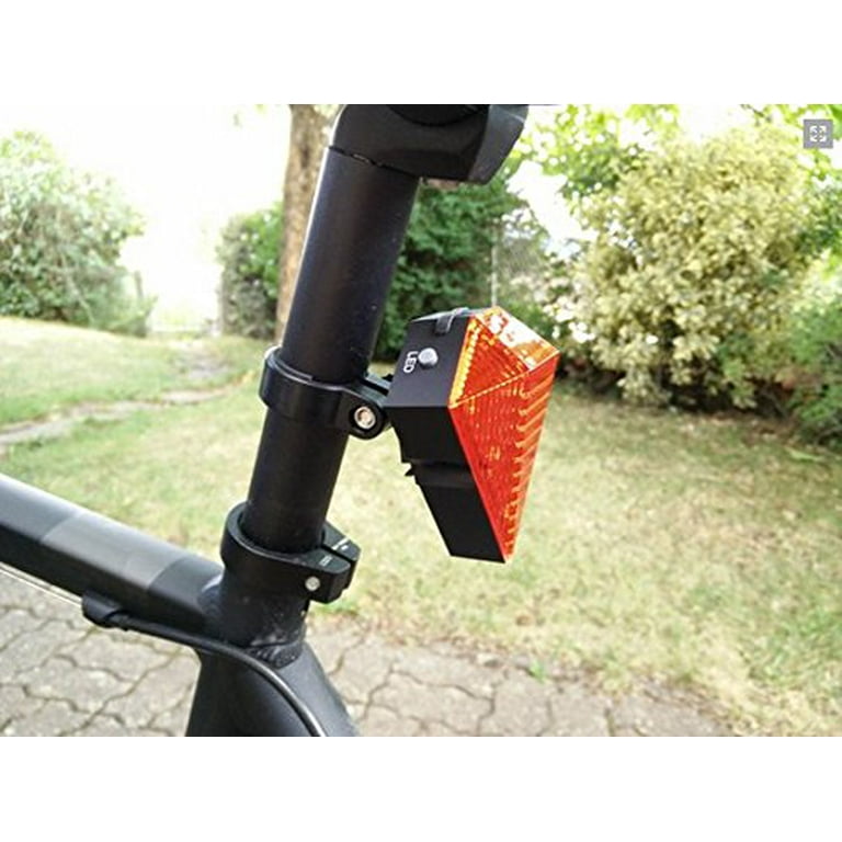 OxyLED Bike Light USB Rechargeable Bicycle Tail Light Mountain Bike Tail Light 8 LED Taillight 2 Laser Safety Warning Lines 1000 mAh Battery 3