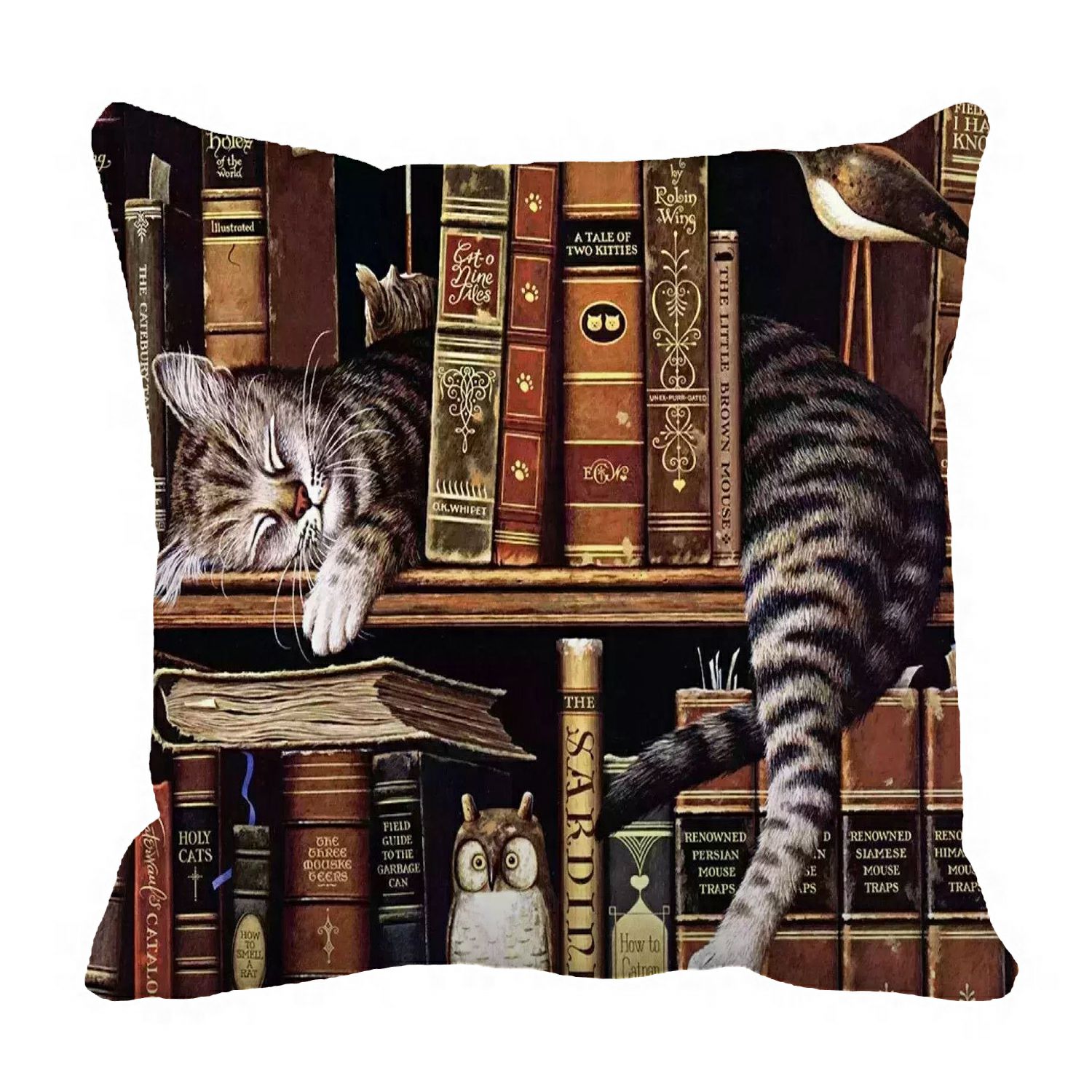 ZKGK Cat Art Pillowcase Home Decor Pillow Cover Case Cushion Two Sides
