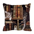 thumbnail image 1 of EREHome Cat Art Pillowcase Home Decor Pillow Cover Case Cushion Two Sides 18x18 Inches, 1 of 3