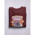 thumbnail image 3 of Please Stop Calling Me Sweatshirt Men -Smartprints Designs, Male Large, 3 of 4