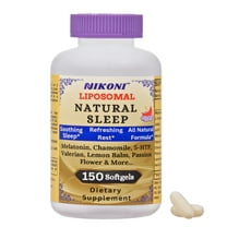 Nikoni Liposomal Sleep & Mood Support Supplement – Natural Blend for Relaxation & Emotional Wellness – 150 Softgels