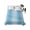 Blue, variant on Blue Ombre Flat Sheets Only California King Size, Soft Breathable Bed Top Sheets for Mattress, Modern Abstract Art Farmhouse Gradient Luxury Bedding Flat Sheets for Home Hotel Bedroom Bed Protection