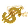 thumbnail image 3 of Paquete de 2 Piezas Bling USD de Dólar Gafas de terre Dinero Colgante Collar Disfraz Pimp Elegante Moda DJ Accesorio Yinane Gafas de sol dólar USD dorado, 3 of 8
