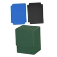 thumbnail image 1 of Caja de baraja de cartas coleccionables, organizador de almacenamiento para pasatiempos, tarjeta de reunión Verde, 1 of 8