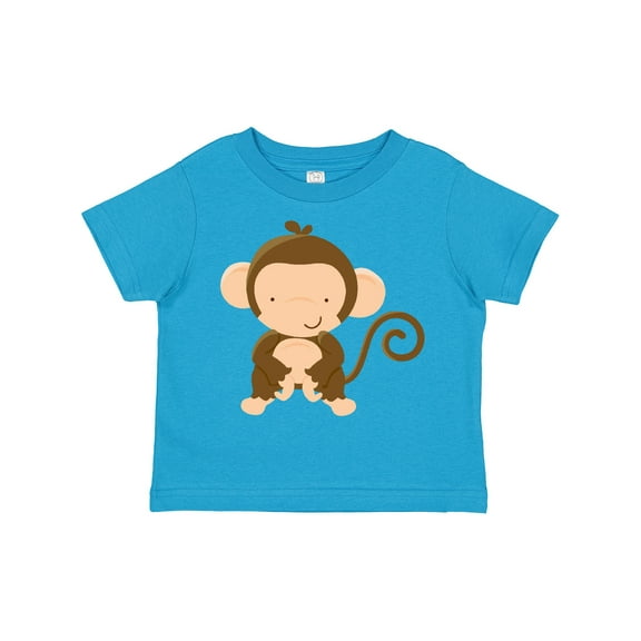 Inktastic Happy Monkey Boys or Girls Toddler T-Shirt