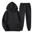 thumbnail image 7 of Children's Casual Solid Color Sweatshirt and Pants Two Piece Set, 7 of 7