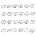 thumbnail image 2 of RSAMD 10 pcs/lot Odin Nordic Viking 24 Runes Charm Stainless Steel DIY Making Pendant-Manaaz, 2 of 9
