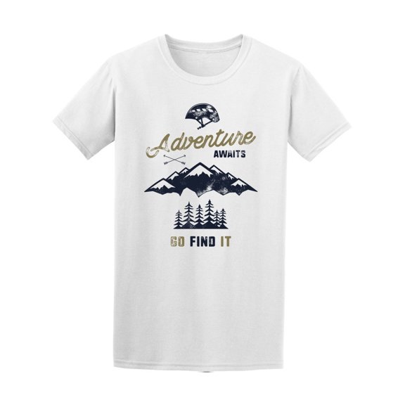 Adventure Awaits Find It Tee Men's -Image by Shutterstock