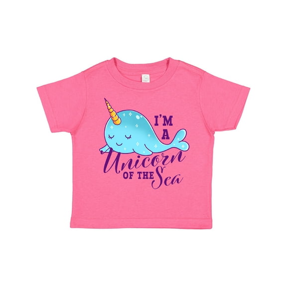 Inktastic Cute Narwhal I'm a Unicorn of the Sea Girls Toddler T-Shirt