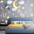 thumbnail image 2 of RV Pegatinas de pared con diseño de conejo, pegatinas de pared, pegatinas murales para dormitorio, sala de estar, pared de TV oso de fresa Electrónica, 2 of 5