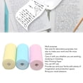 thumbnail image 3 of Mini Thermal Printer Sticker Paper, Practical 57x25mm Colorful Mini Printing Paper Roll 12 Rolls Portable  for Studying, 3 of 7