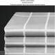 thumbnail image 2 of Injueey Cortina de ducha de lujo gris para baños - Cortina de ducha impermeable y fácil de limpiar Cortinas de baño impermeables Juegos de accesorios de baño 150*200cm, 2 of 6