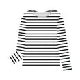 thumbnail image 3 of Hicidod Long Sleeve Shirts for Girls Crewnecks Pullover Tops Dressy Striped Soft Comfortble Casual Fall Blouses Clothes, 3 of 6