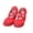 Red, variant on Pink Pointed Toe Soft Sole Kids Canvas Ballet Gymnastics Dance Shoes Slippers Children