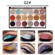thumbnail image 1 of Sombra de Ojos Ganfancp 18 Colores Castaña Color Tierra Purpurina Lentejuelas Nacarado Mate 1X Paleta, 1 of 1