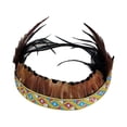 thumbnail image 3 of Tocado de plumas jinwen para Adulto B, 3 of 8