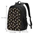 thumbnail image 5 of Fuzoiu Christmas Gold Deers Print USB Backpack with Charging Port,Laptop Backpack,Business Travel Durable Laptops Backpack, for School, Work, Travel & Outdoor Activities, 5 of 7