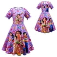 thumbnail image 2 of Vowdicua Mirabel Disfraz Para Niña Isabella Fantástico Vestido De Verano Púrpura 110 Mirab Vowdicua Vowdicua, 2 of 2