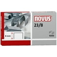 thumbnail image 3 of Novus 042-0040 Box of 1000 Heavy-duty Premium Staples; 23 gauge/8mm; Precision Formed and Glued; Made out of Galvanized Steel Wire; Compatible with B40 HD, B50 HD, B56 HD, and B56 XL HD Novus Staplers, 3 of 3