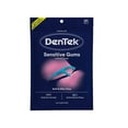 thumbnail image 2 of DenTek Comfort Clean Sensitive Gums Floss Picks, Soft & Silky Ribbon, 150 Count, - 3 Pack, 2 of 10