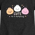 thumbnail image 2 of Instant Message - Cute Dumpling Toddler Short Sleeve Graphic T-Shirt, 2 of 5
