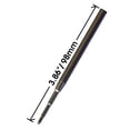 thumbnail image 2 of Jaymo Replacement for Montblanc 128211 - Measures 3.875 in / 98 mm Long - Ballpoint Pen Refill - 6 Black, 2 of 4