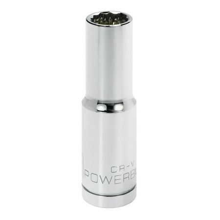 

Powerbuilt 1/2 in. Drive x 13mm 12 Point Deep Socket - 940154