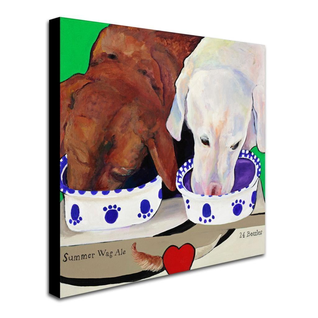 Trademark Fine Art "Summer Wag Ale" Canvas Art by Pat Saunders