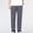 Gray, variant on WIZUTIZ Loose Straight Leg Denim Pants for Men Stretch Cotton Versatile Elastic Waist Casual Jeans with Pockets