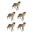 thumbnail image 3 of Guardoinrt Simulation Interactive Modèle de Figurines d'Animaux pour les Enfants Jouets Éducatifs Hurlant Loup Type un 5Set, 3 of 6