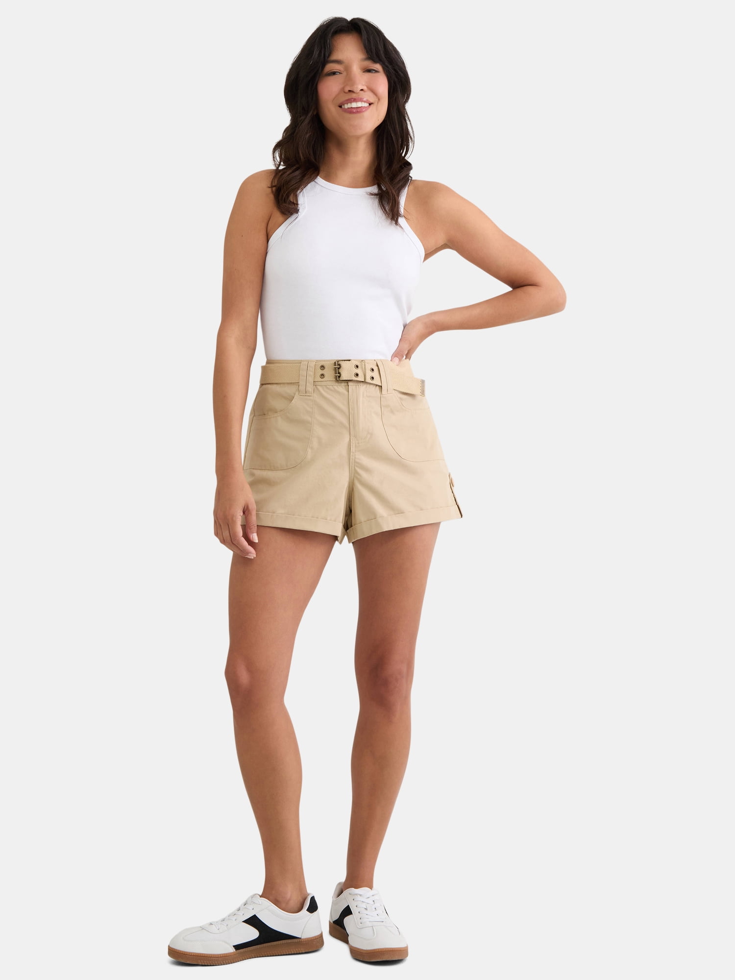 Madden NYC Mr Utility Short with Belt, Women's