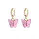 thumbnail image 3 of Versión de nuevos pendientes de moda de color acrílico pendientes de mariposa pendientes pequeños frescos dulces coloridos atractivo colorido fácil de usar, 3 of 6