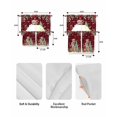 thumbnail image 5 of Christmas Cats Swag Curtains for Living Room/Bedroom Windows, Xmas Tree Poinsettia Botanical Red Buffalo Plaid Kitchen Curtains and Valances Set 36 Inch Length, Swags Valance Curtain Panels, 5 of 5