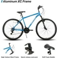 Hiland 26 27.5 Inch Mountain Bike, Mens Womens MTB with 21 Speeds, High
