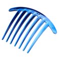 thumbnail image 3 of Unique Bargains 2 Pcs French Twist 7 Teeth Comb Teeth Hair Combs Clip Comb 4.1" Resin Blue, 3 of 7