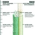 thumbnail image 3 of Garnier Fructis Combleur Capillaire + Renforcement des Liens, Traitement de Réparation des Fibres avant Shampooing, pour Cheveux Abîmés, Répare & Renforce les Liens Brisés, Remplit les Cheveux de Force à 7 Couches de Profondeur, 3 of 9