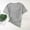 Gray, variant on Gifts Dianli Shirts for Men Solid-Color Round‑Neck Short‑Sleeve T‑Shirt Lightweight Breathable Cotton‑Blend Tee for Everyday & Travel