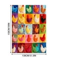 thumbnail image 4 of zhangmingg Couverture Jetable Unique en Forme de Poulet Confortable à Thème Animal pour Enfants et Adultes, 4 of 6