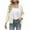 Beige, variant on Women's Batwing Sleeve Cardigan Chunky Knit Open Front Sweater 100% Polyester Free Size Top Cozy Pockets Outerwear Fall Winter Loose Fit Coat