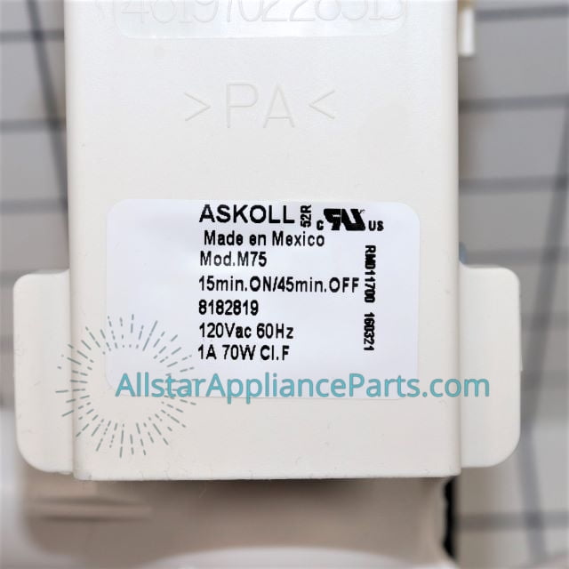 Whirlpool Washing Machine Drain Pump 280187