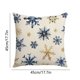 thumbnail image 3 of Uuiauoio Festive Holiday Throw Pillow Cover with Design, Linen-Look Polyester Decorative Cushion Case for Sofa, Living Room, Bedroom, and Seasonal Home Décor, Machine Washable, 3 of 6