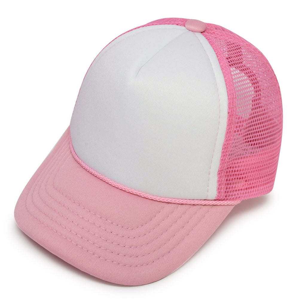 DALIX DALIX Infant Trucker Hat Baby Cap Tiny Extra Small Girls in Light Pink White Walmart