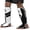 White, variant on Hayabusa S4 Kids Shin Guards, Muay Thai, MMA, Kickboxing, Martial Arts - White, Large/X-Large