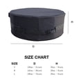 thumbnail image 2 of 1 Pce Boucle Réglable Cache-Pot Anti-Éclaboussures Circulaire pour Sol D51*H8Inch, 2 of 9