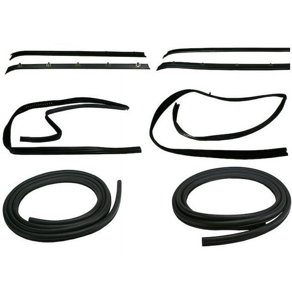 Door Seal Kit - Compatible with 1981 - 1986 GMC K3500 1982 1983 1984 1985